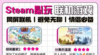 双人游戏Steam推荐，适合情侣游玩的双人合作游戏Steam排行榜