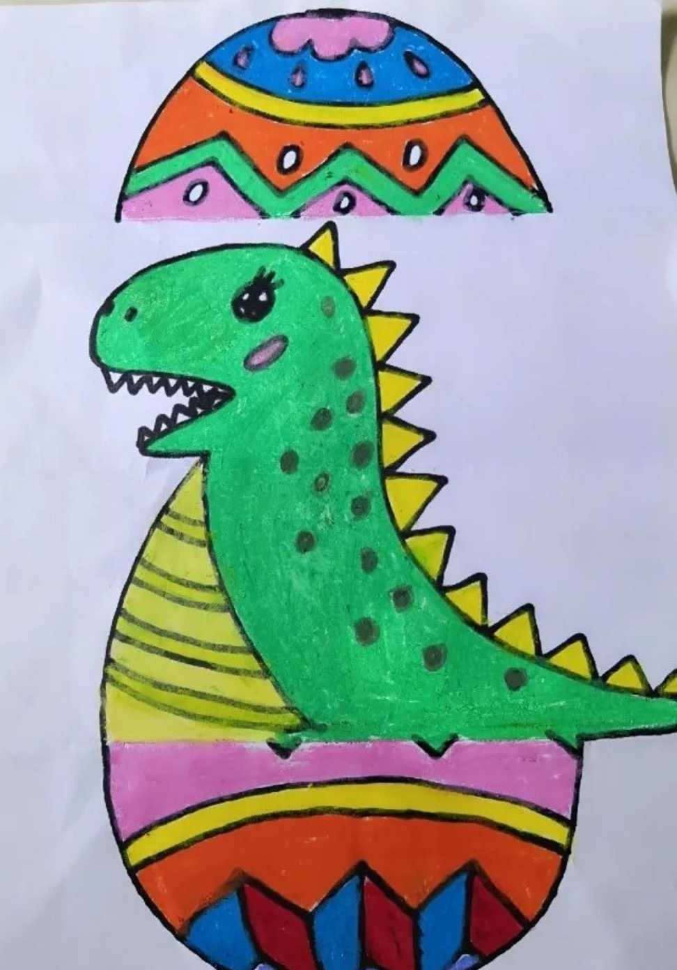 恐龙绘画教程