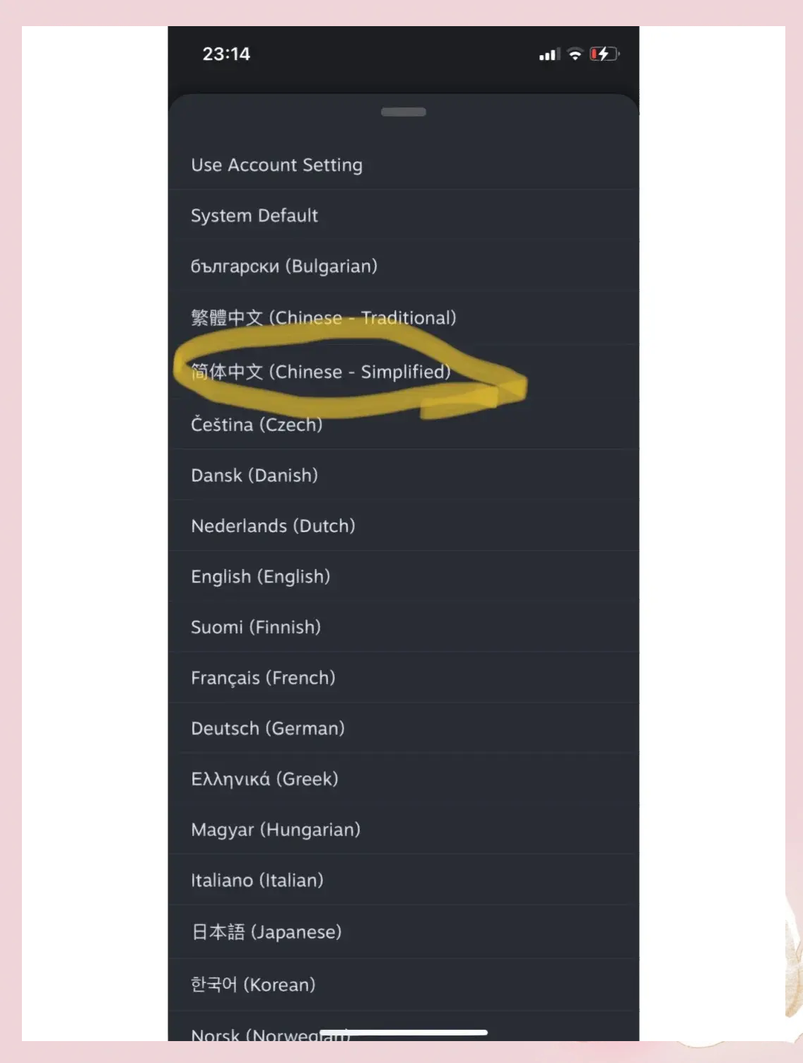 设置步骤一：登录你的Steam账户